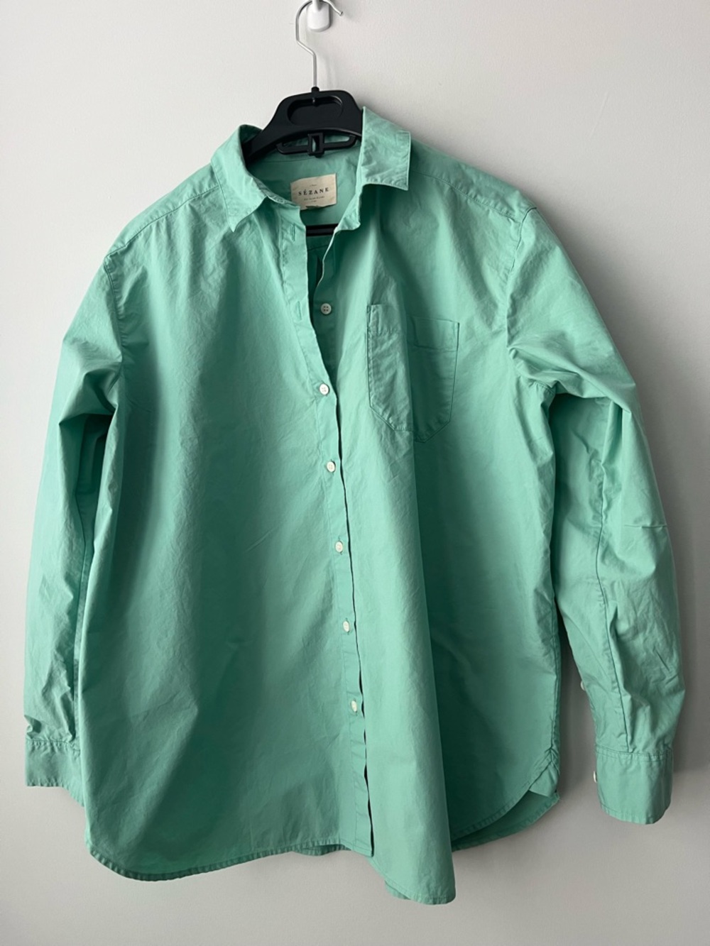 Sezane Max Button-Down Shirt